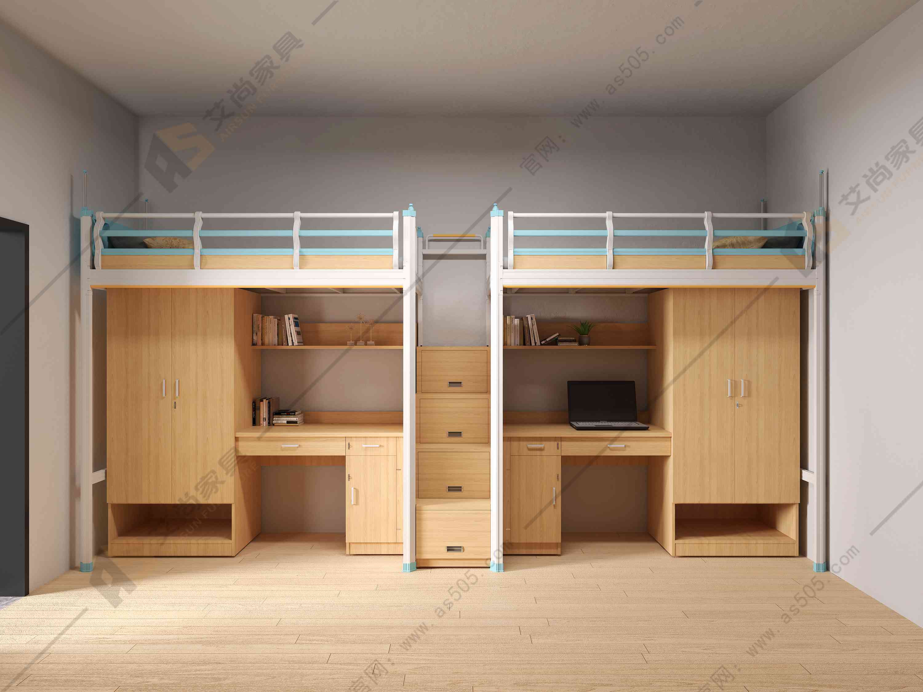 学生宿舍公寓床,驱散同学们一天的疲惫_空间_进行_尚两