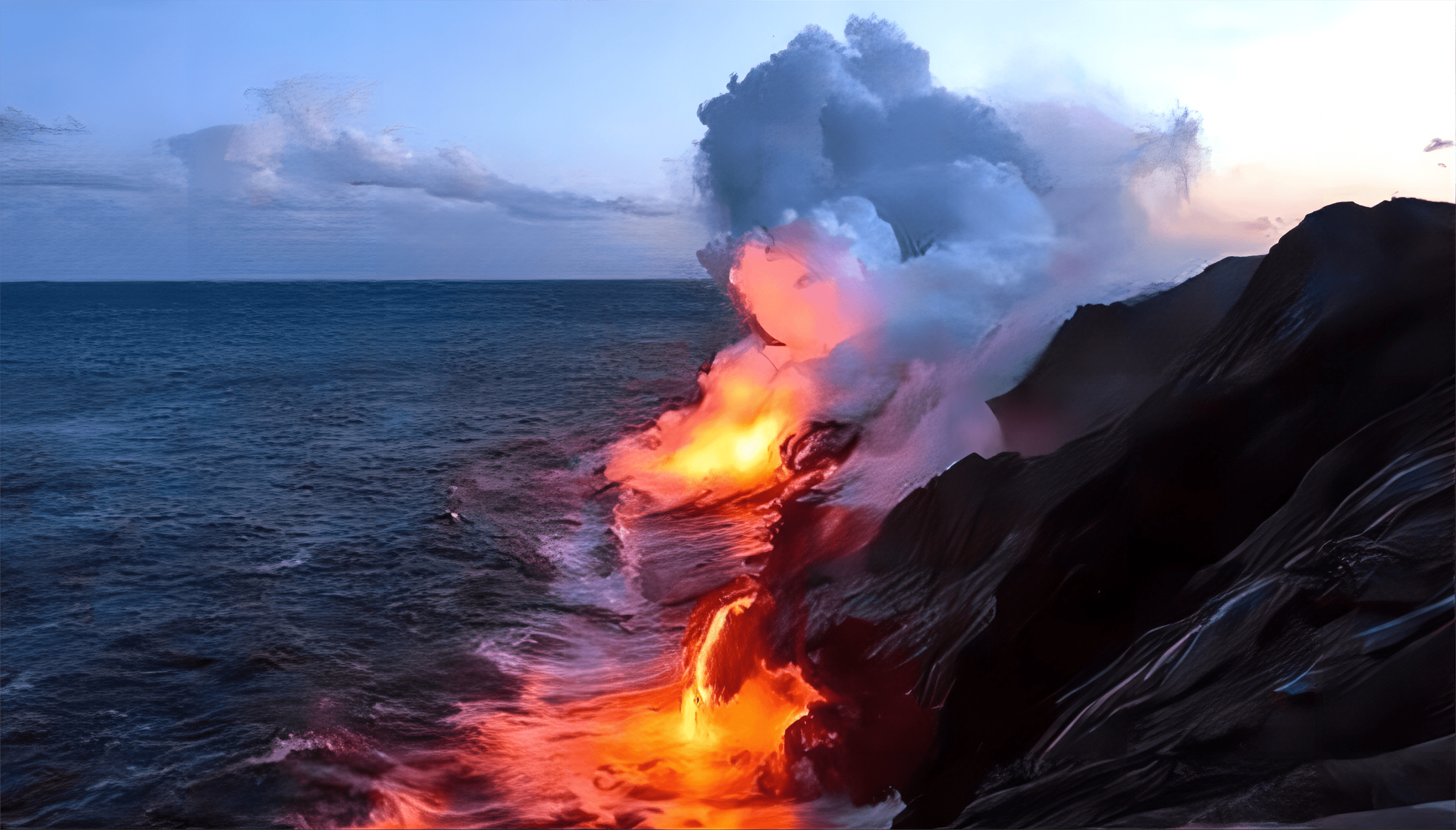 海底火山喷发奇景