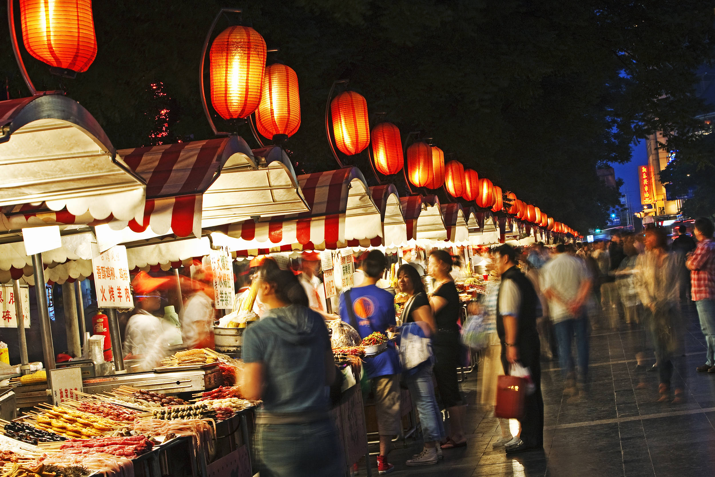 夜市真实图片大全图片