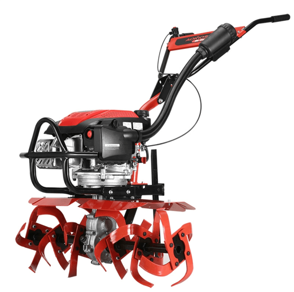 小型农用除草耕地机器,除草耕地一体机什么牌子好,新智青微耕机_用户