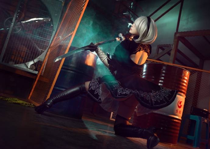 《尼尔:机械纪元》2b 叉子宝宝