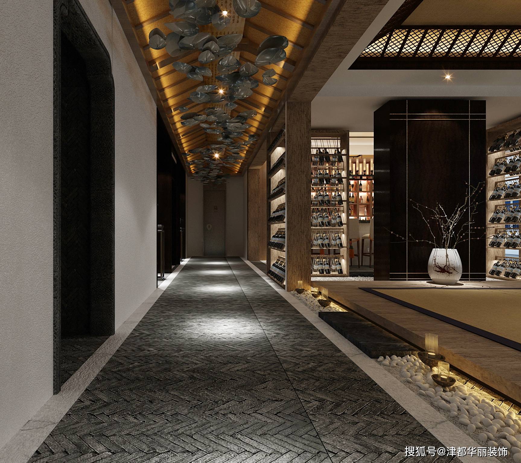 津都华丽|银川蓝梦湾养生会所装修设计方案鉴赏