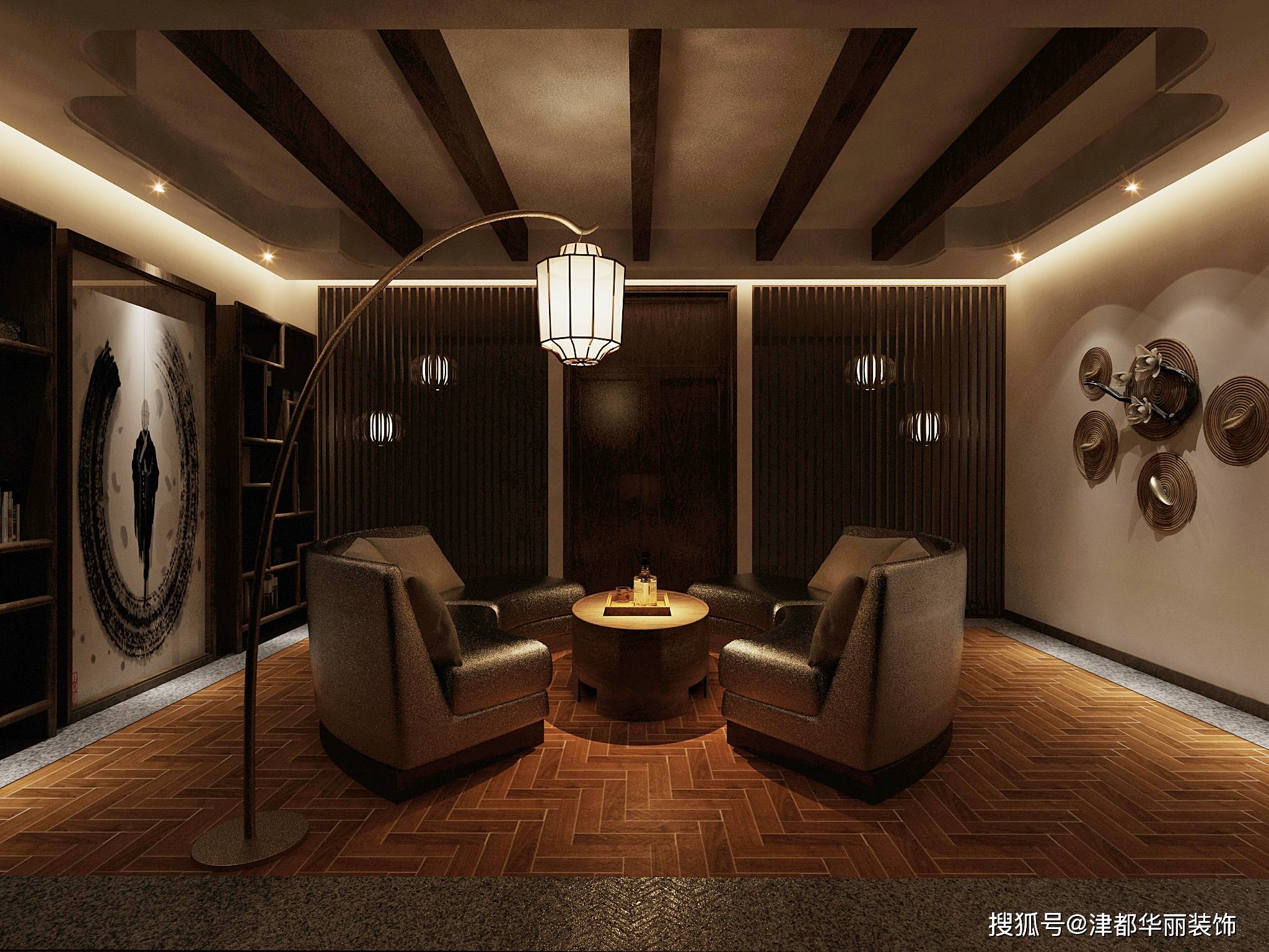 津都华丽|银川蓝梦湾养生会所装修设计方案鉴赏