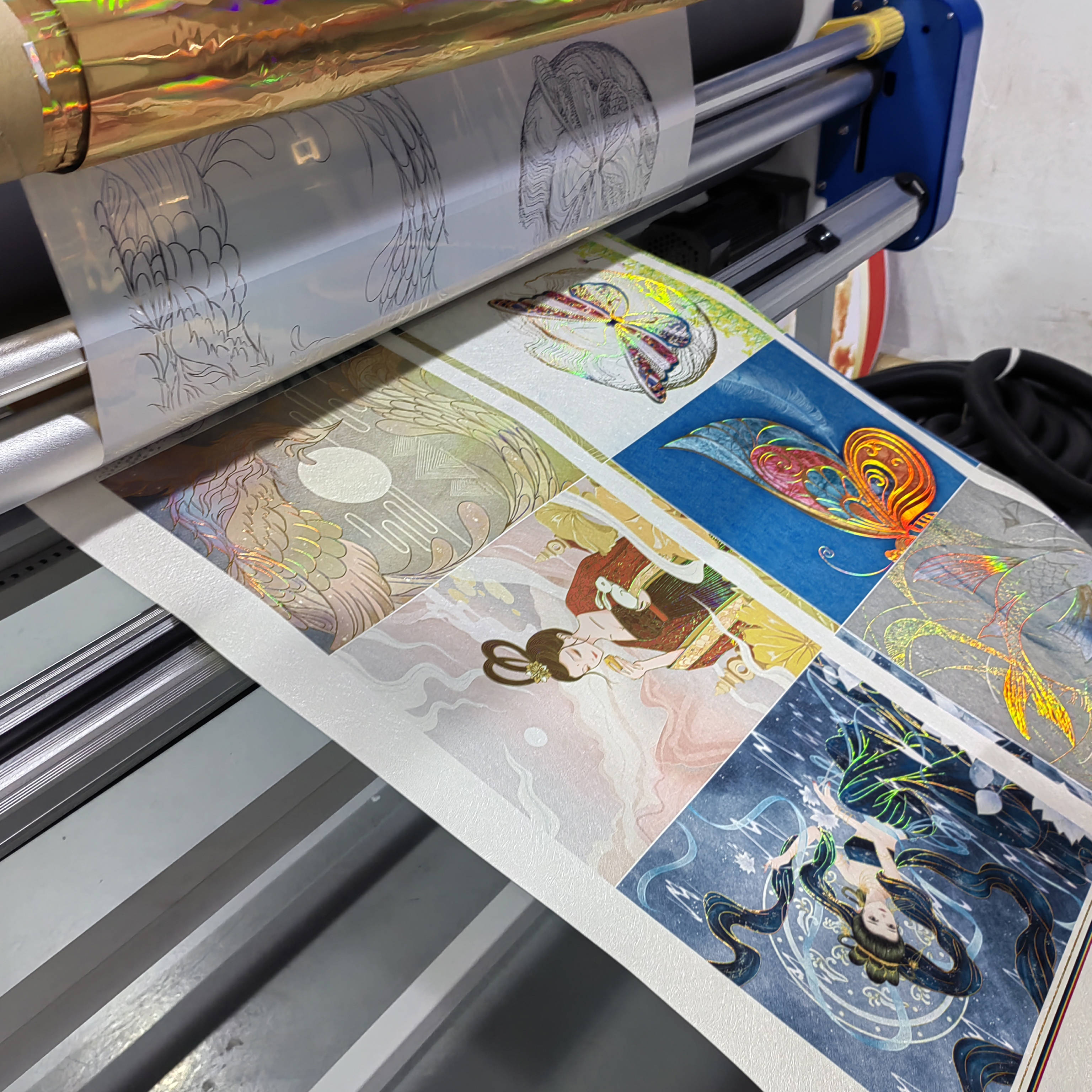 uv烫金工艺的流程有哪些?_进行_印刷_处理