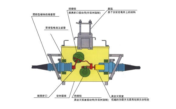10kv柱上看门狗智能分界开关fzw28-12