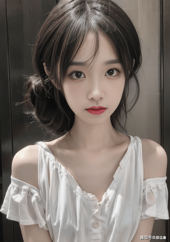 高清美女壁纸,身穿白色吊带的网红小姐姐_活力_微微_气质