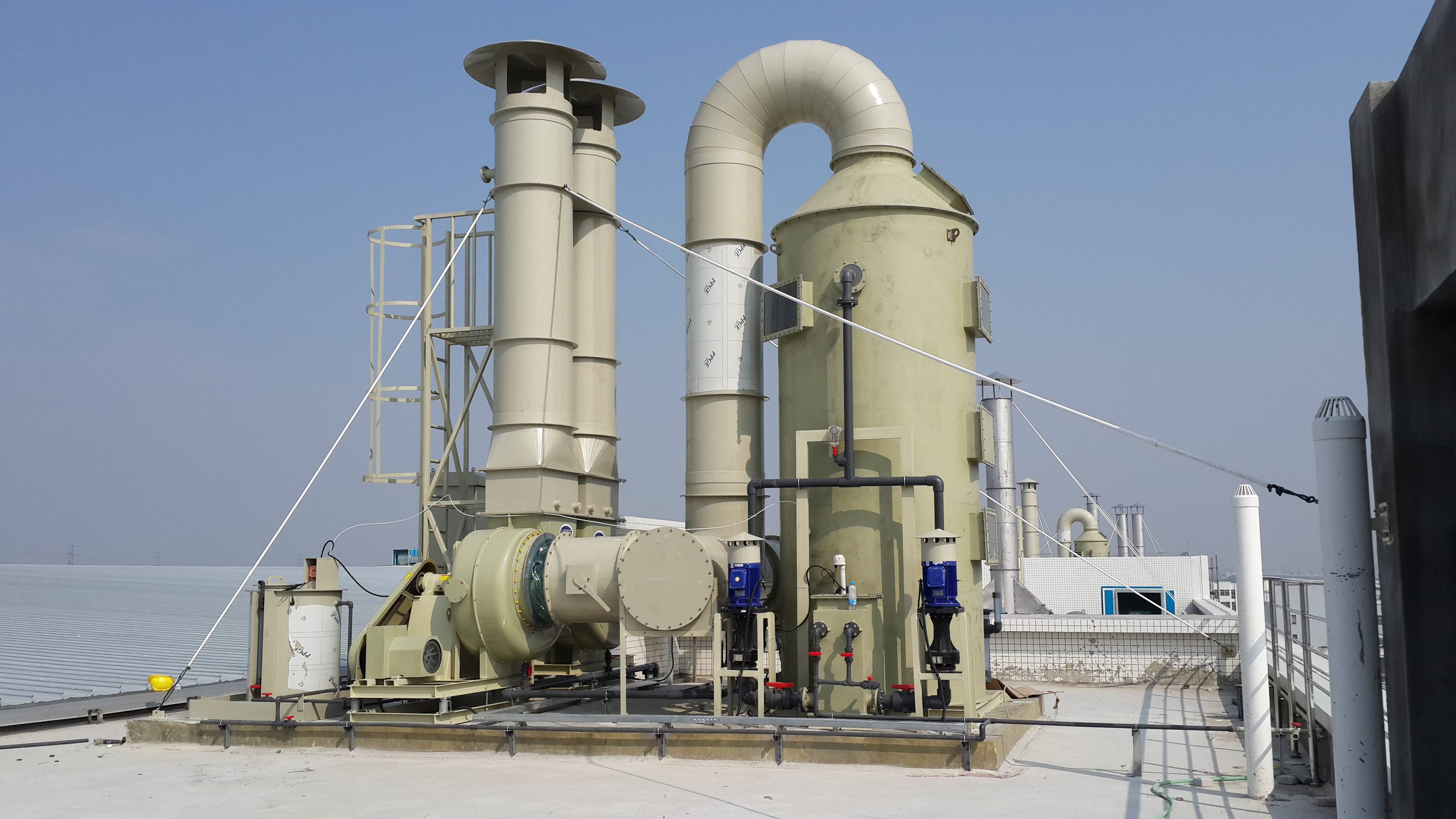 酸雾废气净化塔酸雾废气净化设备的原理与应用