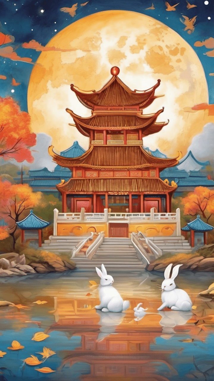 【简单ai】3分钟搞定中秋创意插画海报!