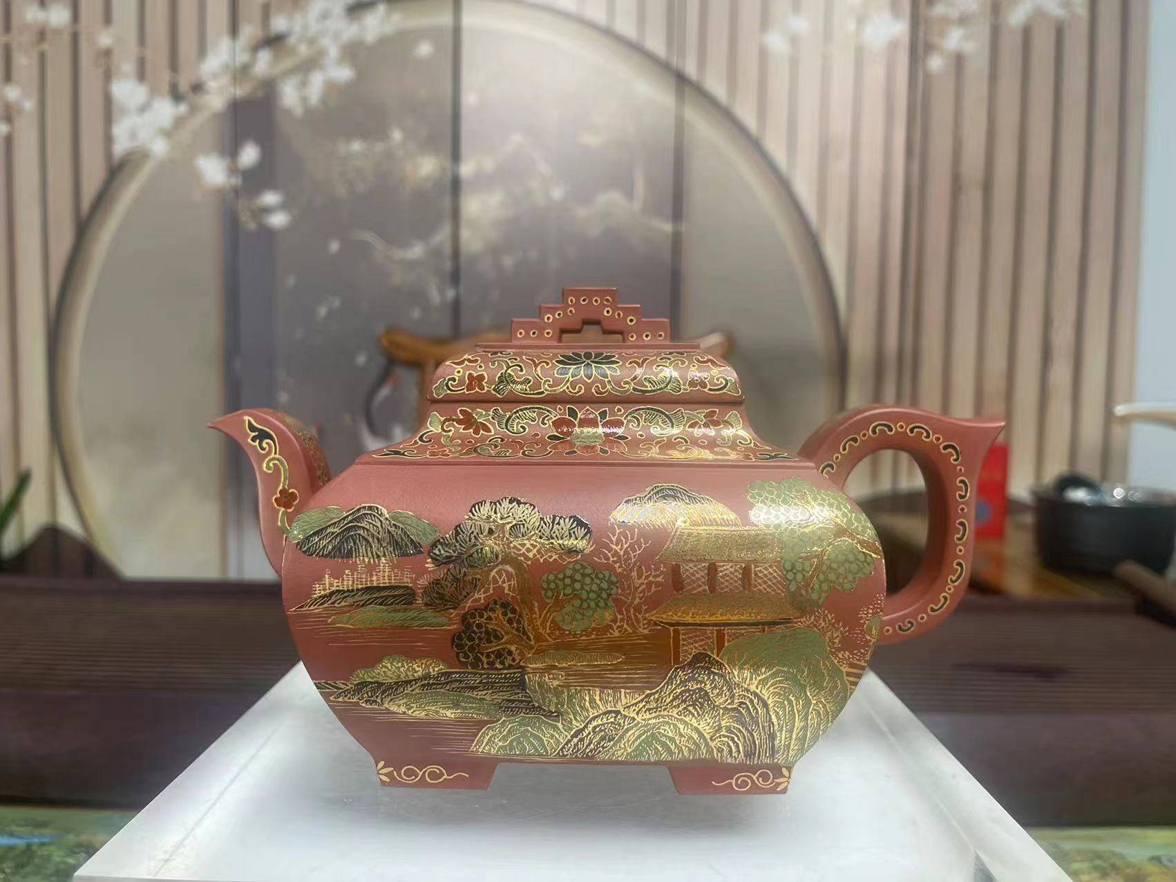 紫砂壶:实力派优秀陶艺家张丽妹老师_作品_艺术_中国