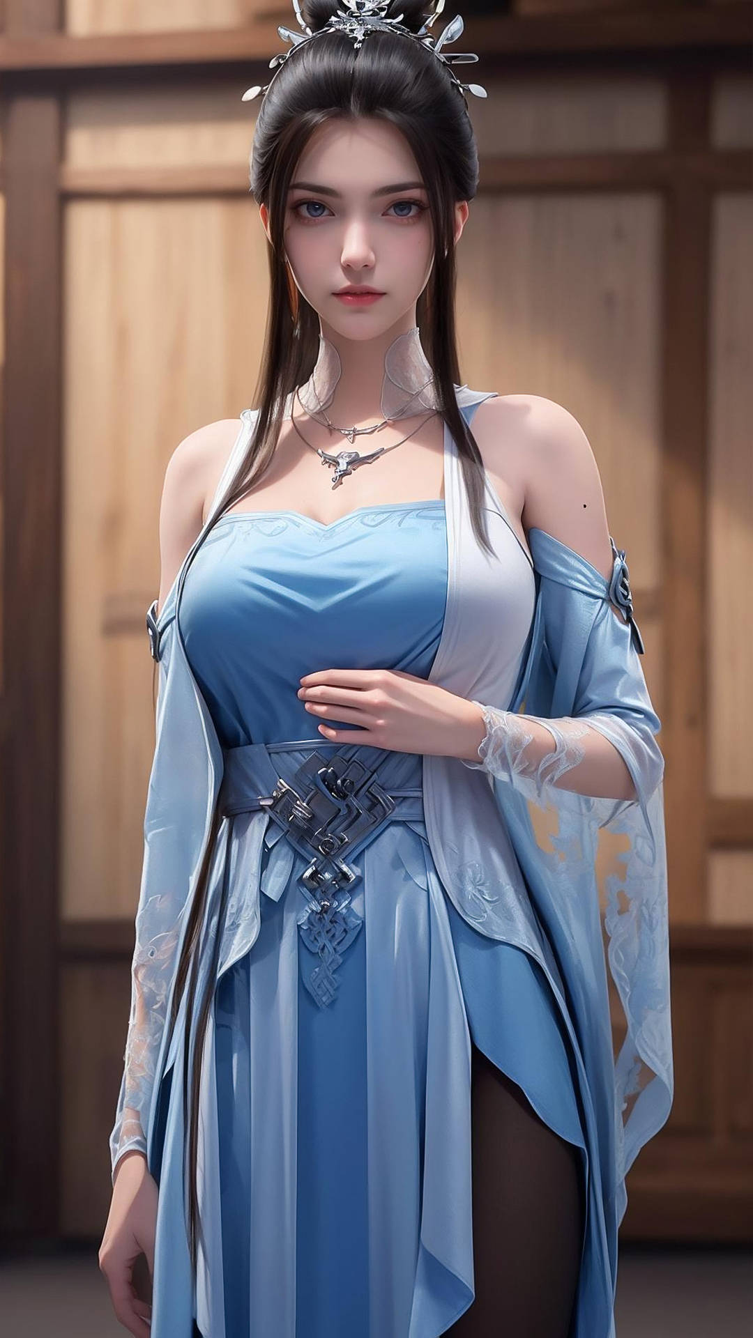 国漫女神｜《仙武传》姬凝霜AI高清无水印手机壁纸-搜狐大视野-搜狐新闻