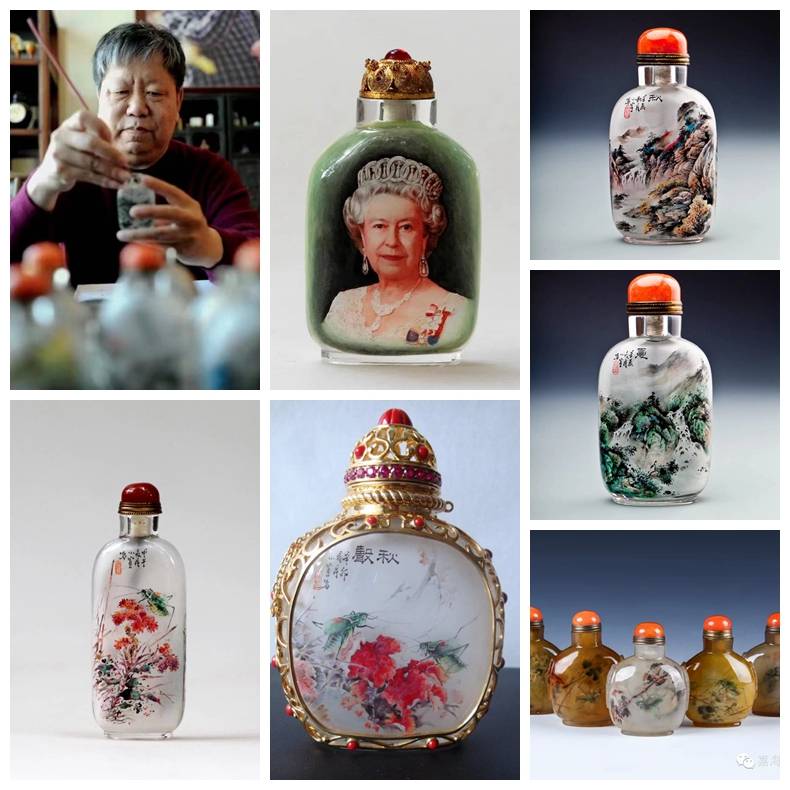 弟弟张增楼是中国内画大师,国际民间工艺美术大师,冀派内画的领军人物