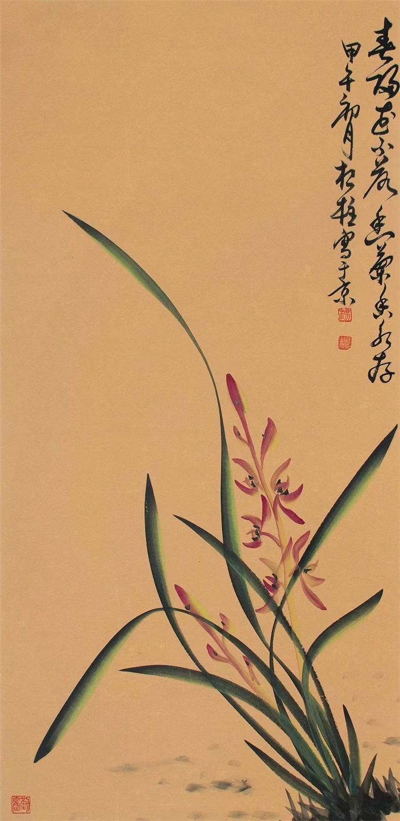 【风华凝萃】杨根柱:兰之猗猗 扬扬其香_兰花_作品_象征