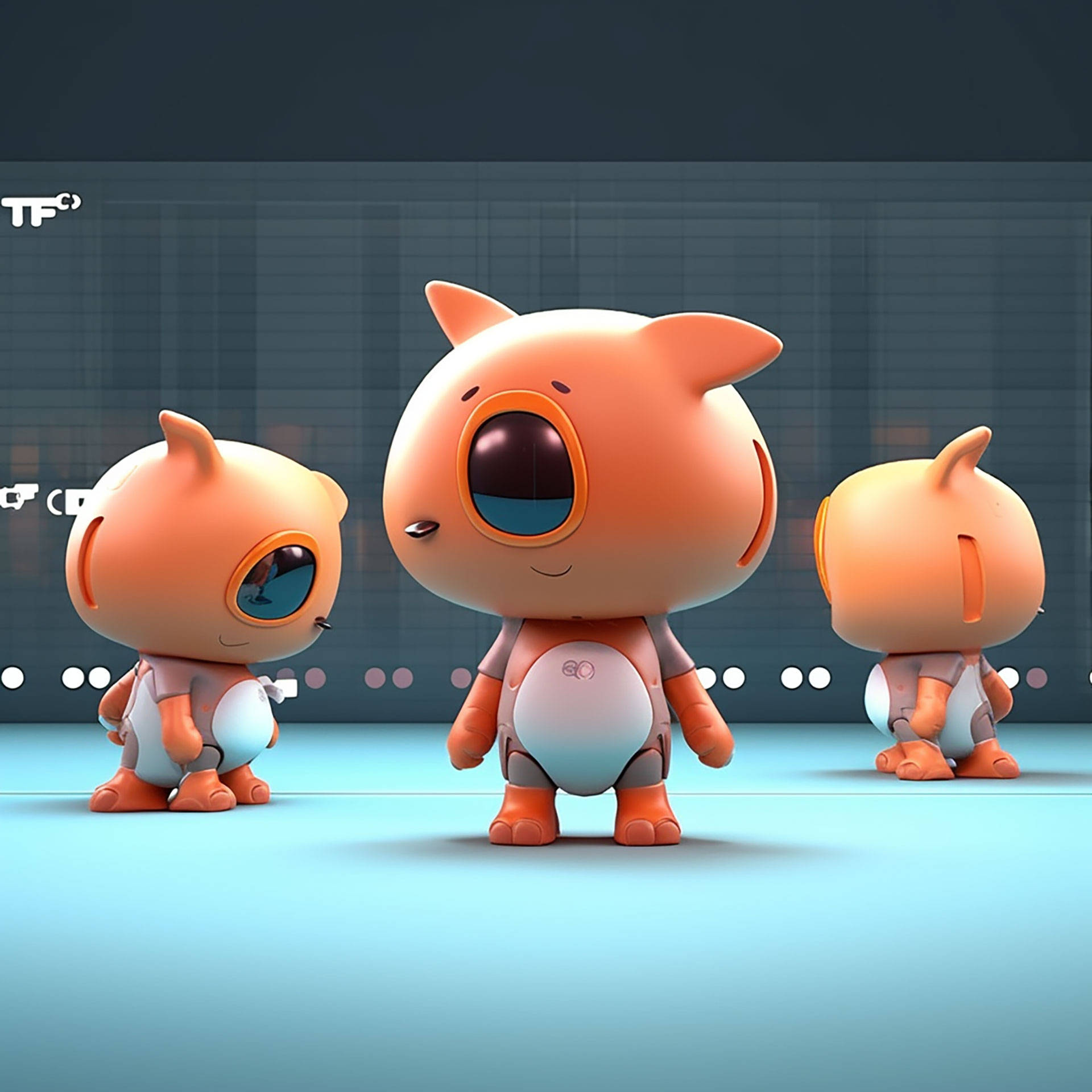 企业卡通形象3d设计吉祥物logo设计