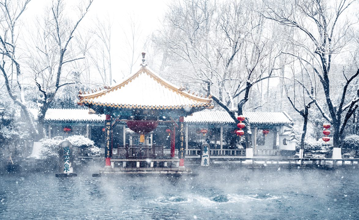 济南泉水地图简笔画图片