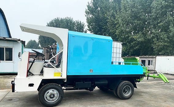 混凝土车载(双喷头)湿喷台车的工作原理和技术优势