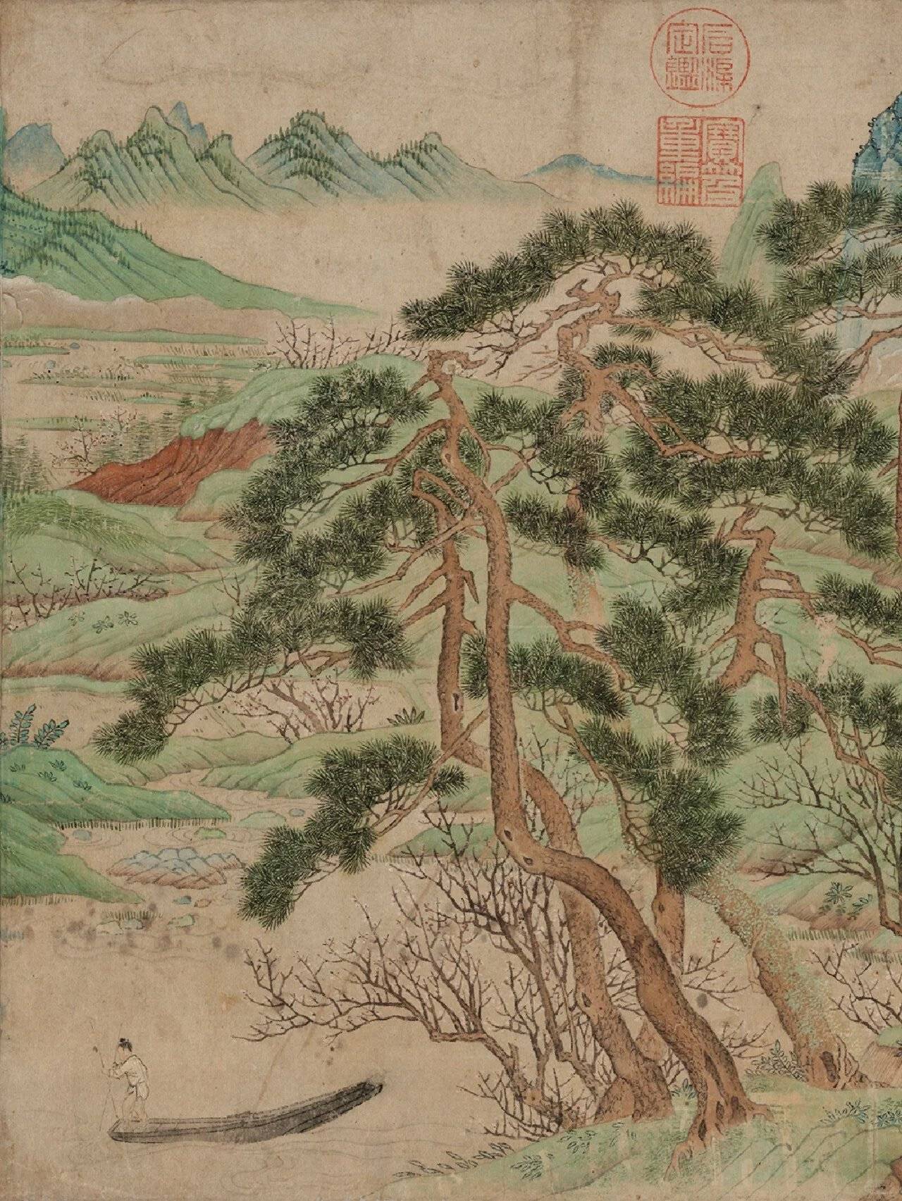 真的有桃花源吗丨仇英《桃花源图》