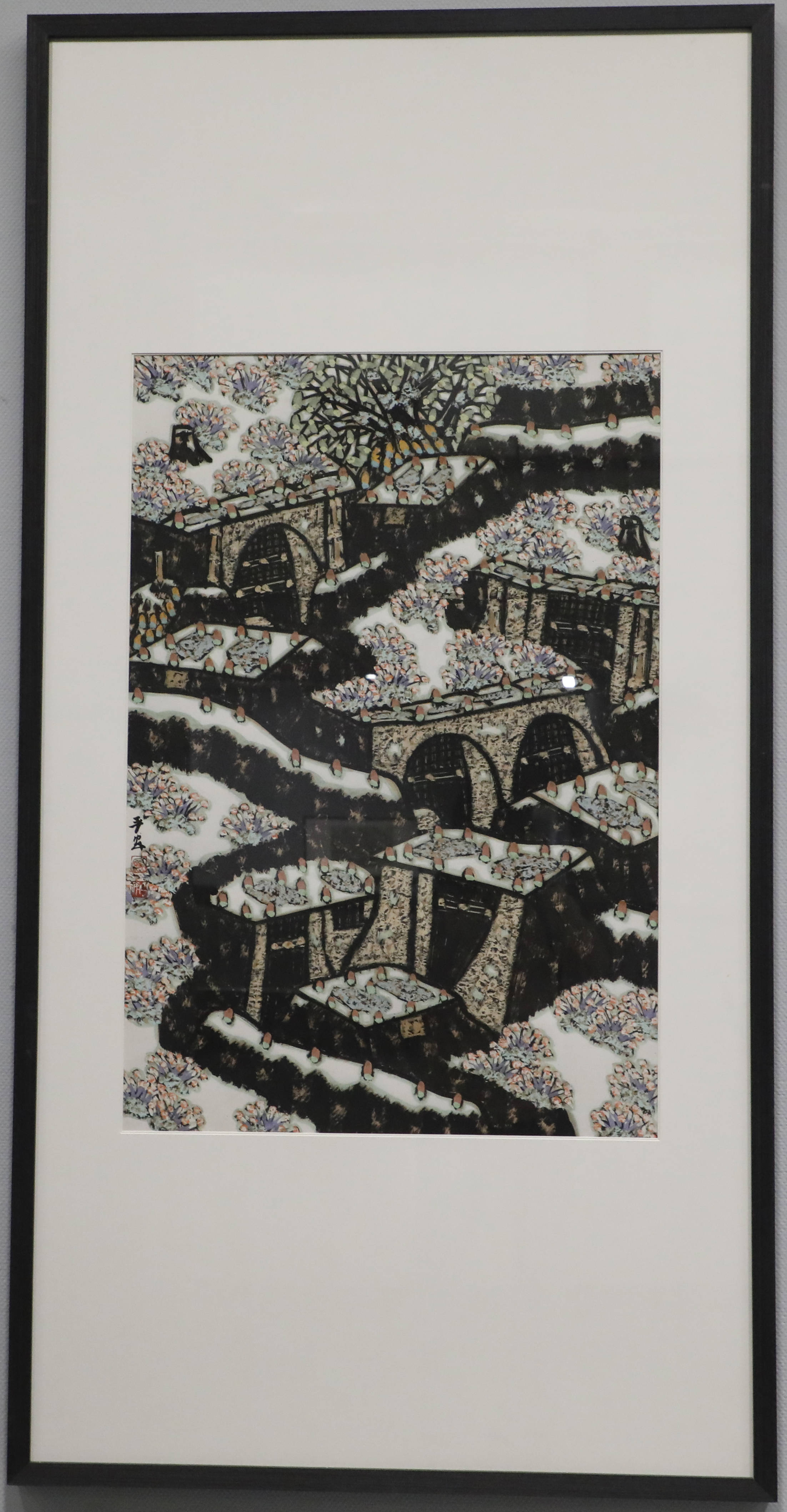 祝贺|"落彩织锦——罗平安中国山水画展"在陕西省美术博物馆开幕_展览