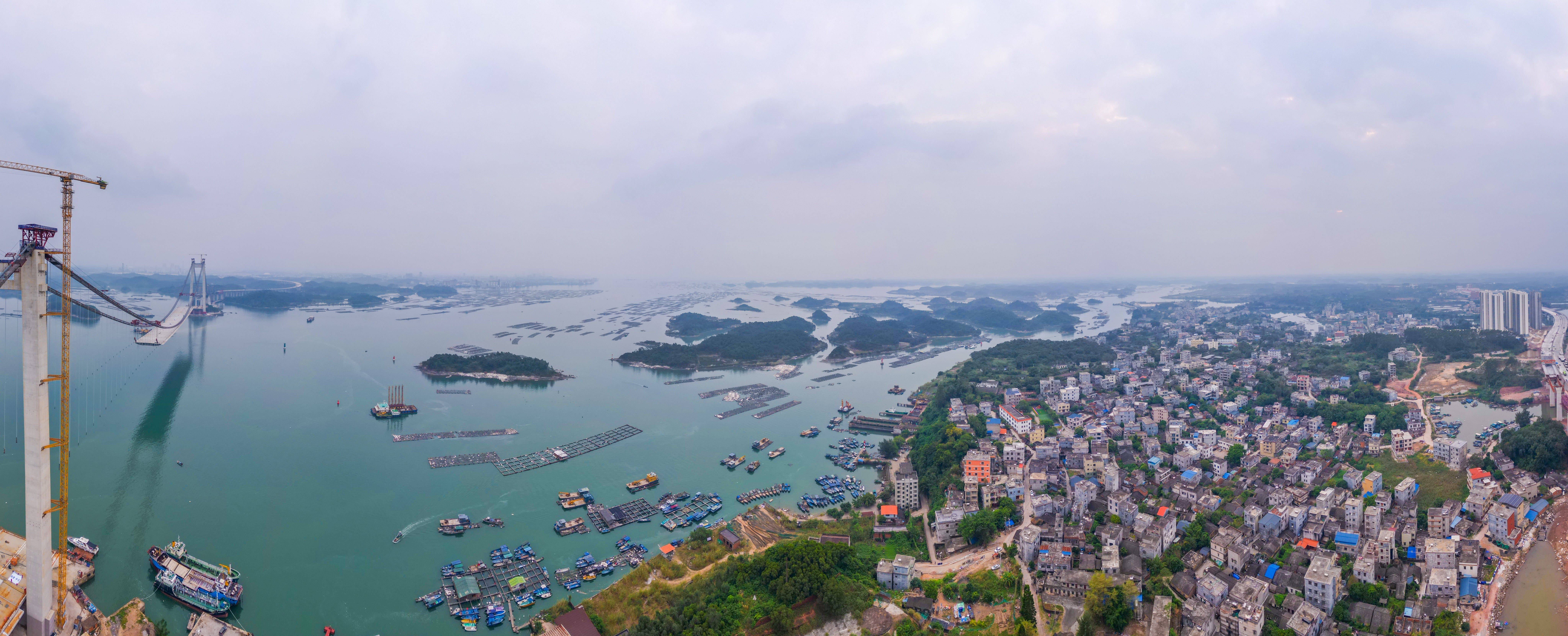 钦州龙门港的风光图片