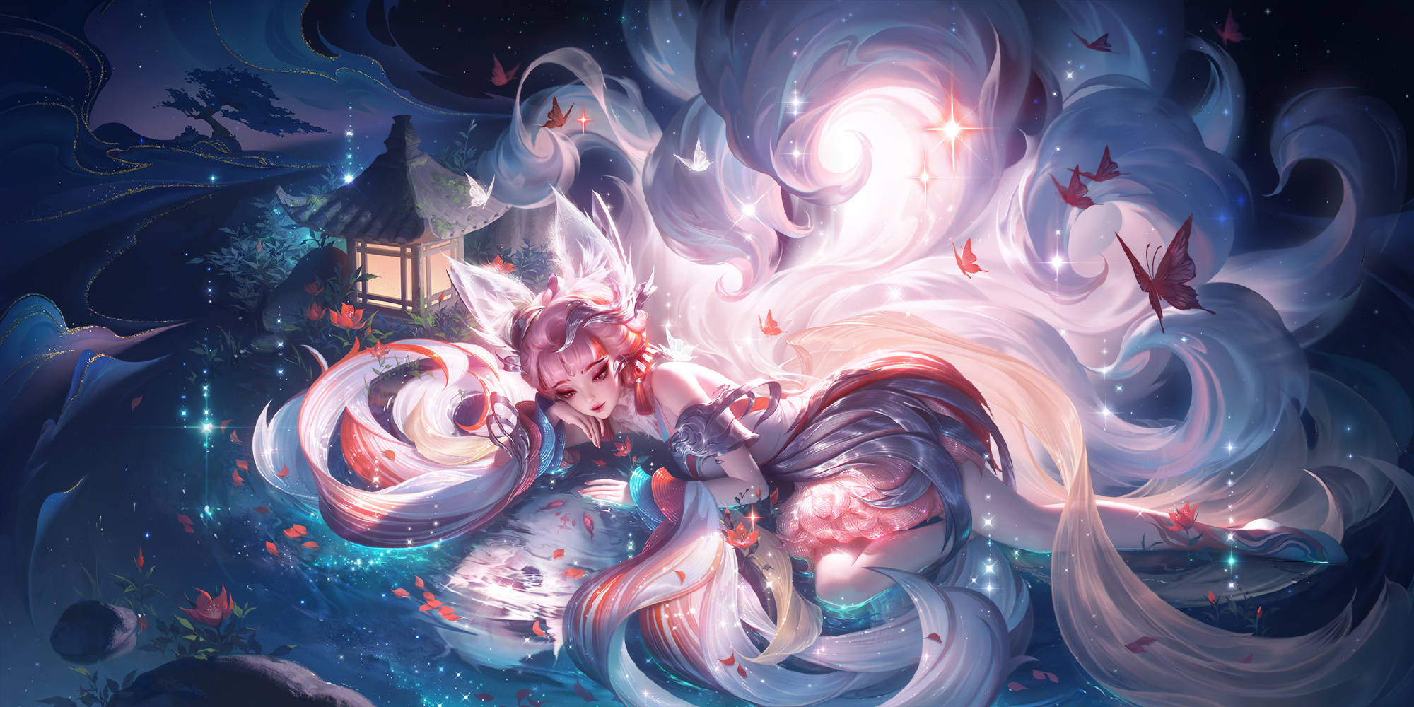 祈雪灵祝皮肤海报优化完成,全新赛年皮肤标签曝光,动态海报开测_玩家