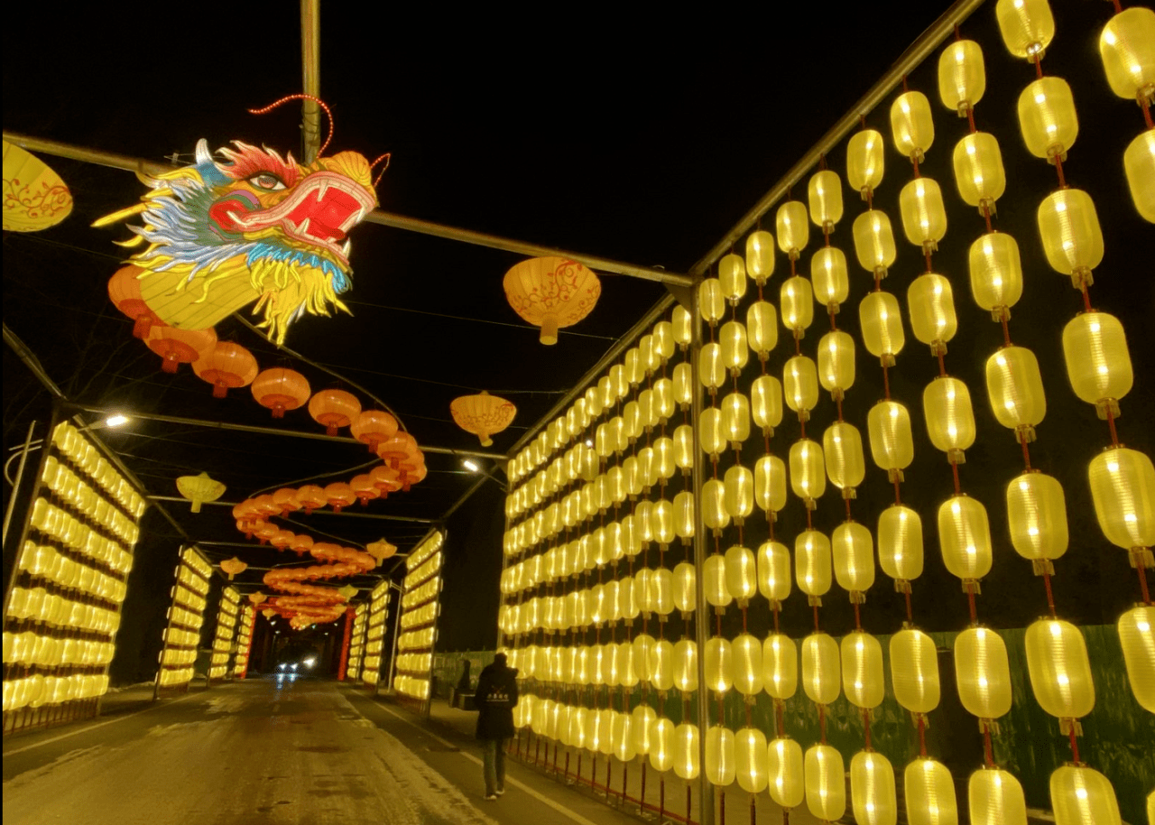 汾阳贾家庄恐龙灯会12月30日盛大开灯,快来贾家庄跨年吧!