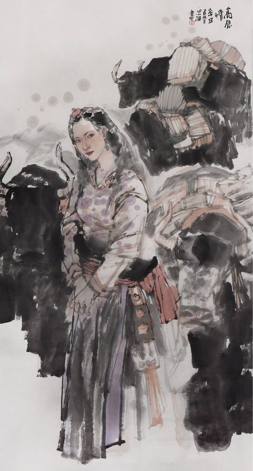肖曰海人物画：灵魂之舞，细腻入微_处理_人性_细节