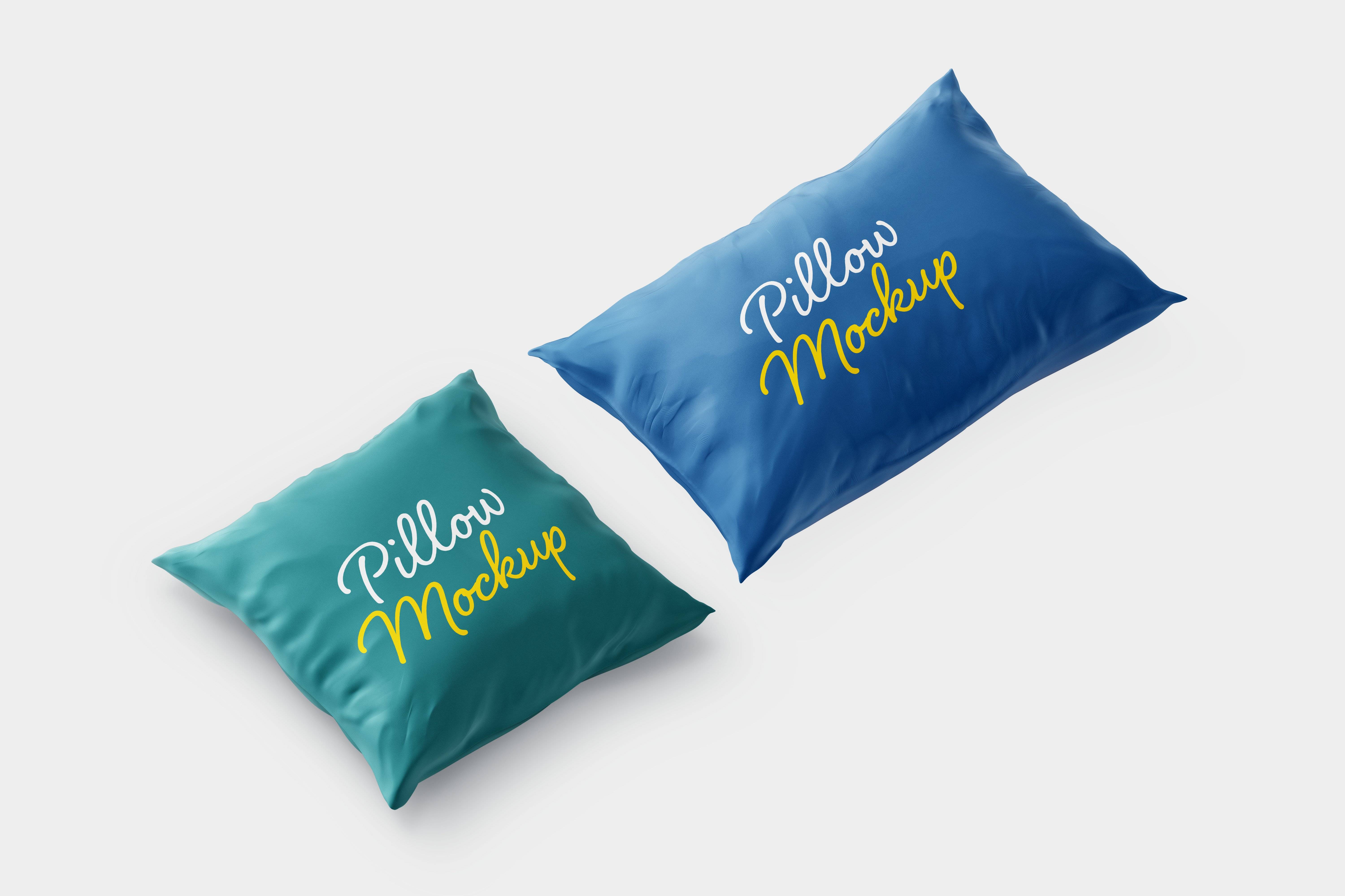 【第163期】9款枕头抱枕智能贴图样机设计素材,免费分享!