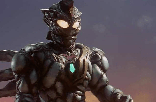 怪兽张开肚脐眼吃掉了奥特曼,怪兽:奥特曼的肉有点咸_捷德