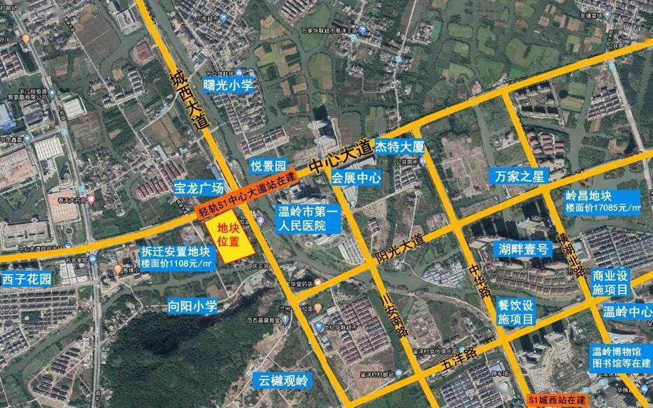 1119亿元碧桂园竞得温岭市城西街道芷胜庄村商住地块