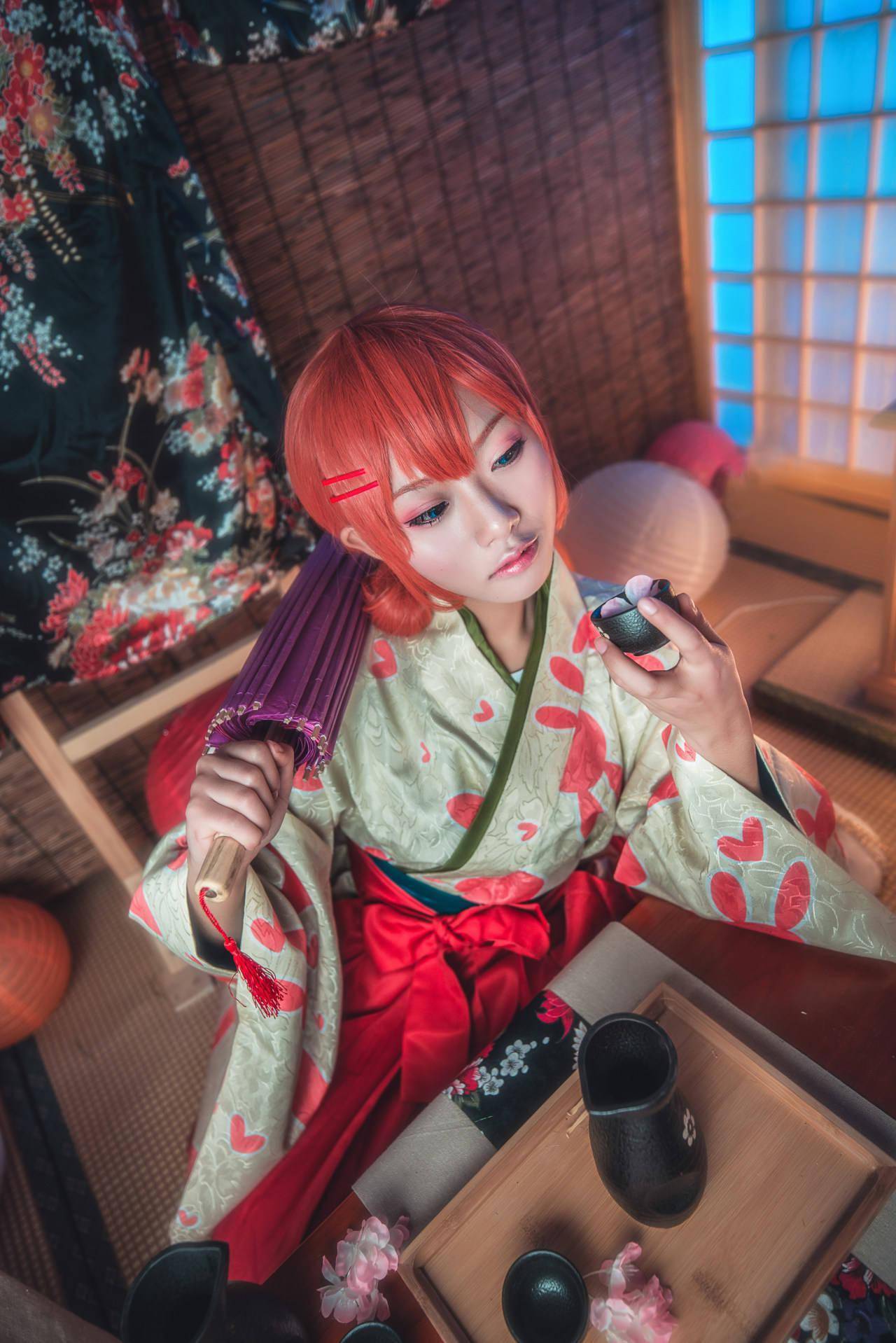 《银魂》神乐cosplay_嘉霁