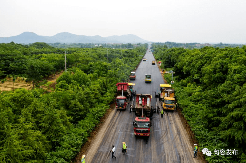 本次句茅路沥青路面改造工程 起于s340交叉口,终于s243交叉口 全长21.