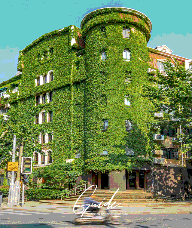 上海小马路上的这座绿楼火了