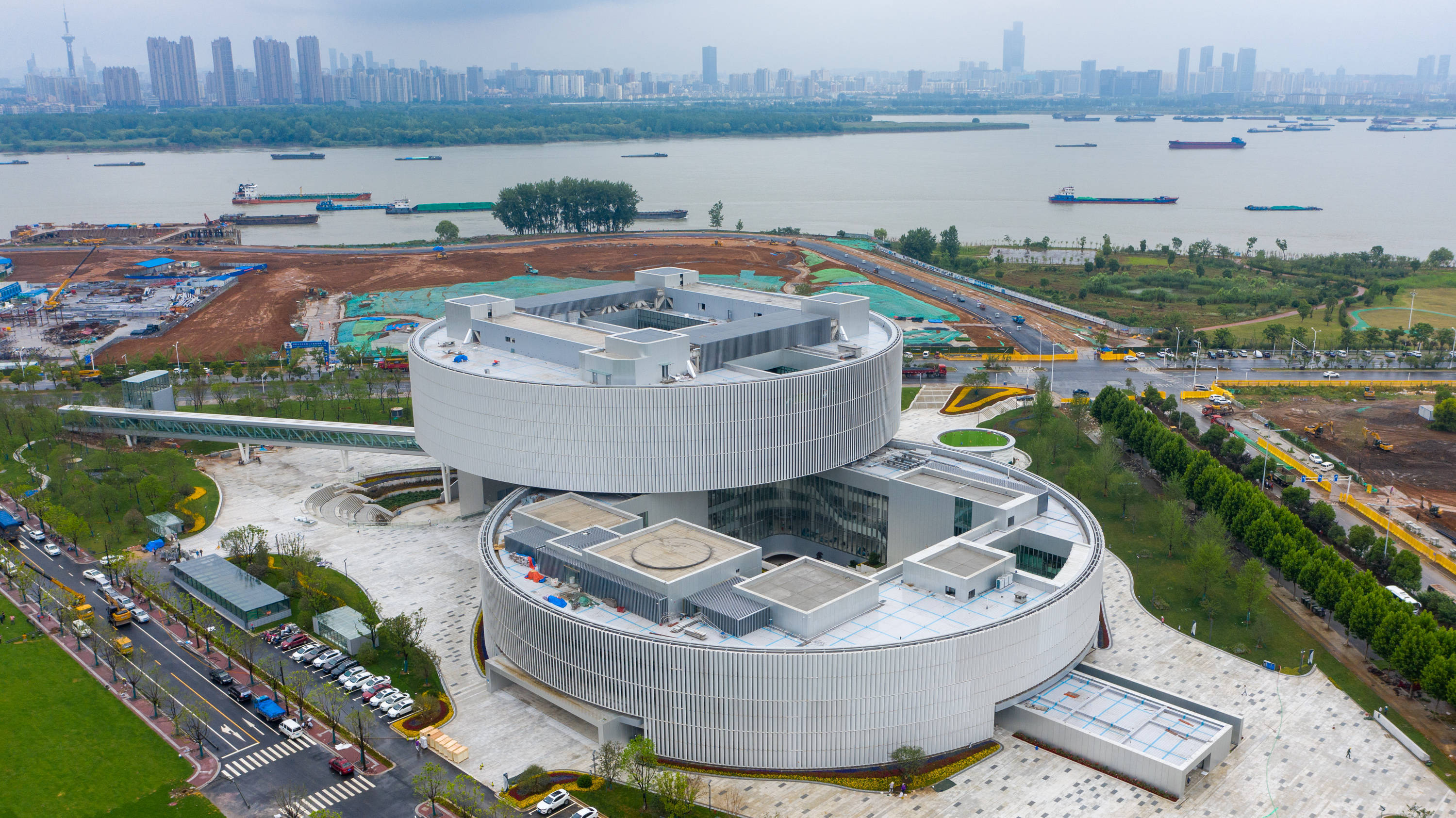 南京江北新区市民中心即将投入使用