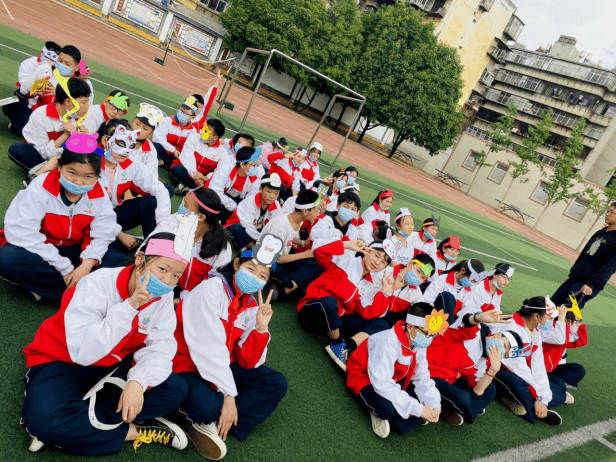 欢度六一欢乐六一幸福童年金马中学初一年级六一庆祝活动掠影