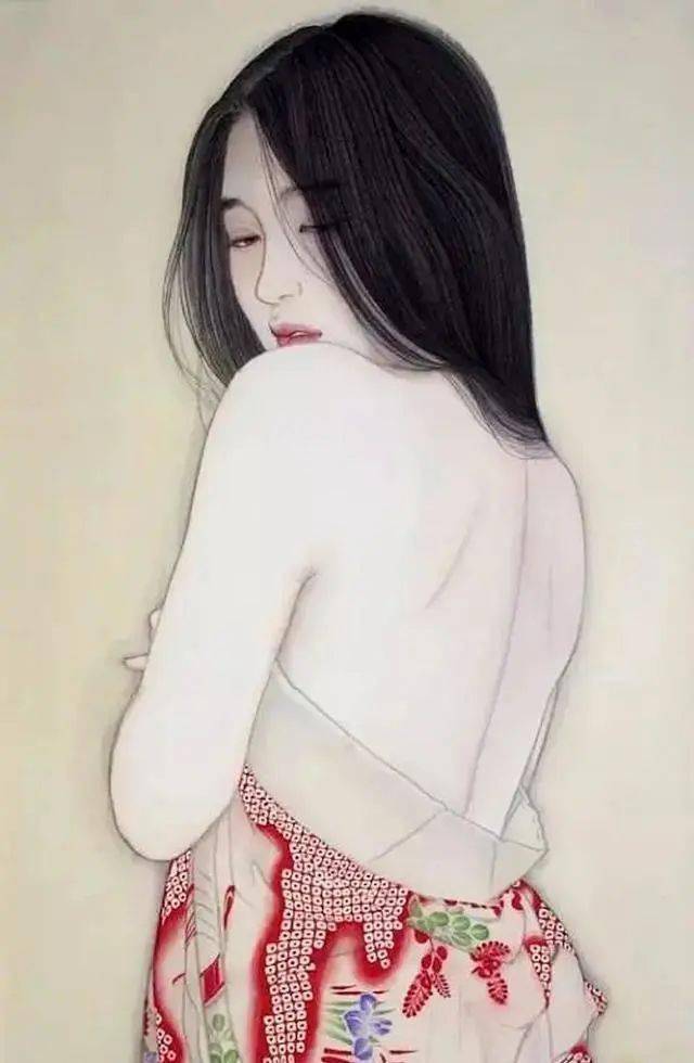 人称日本最美女画家工笔人体画绝了极具香艳的极致诱惑