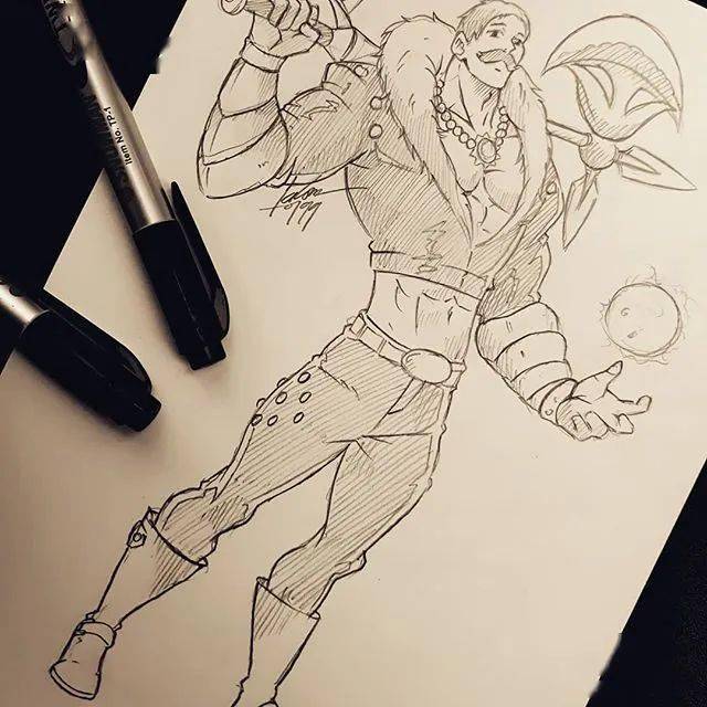 帅爆的手绘干货,动漫简笔画福利,来不及了,老司机快上车!