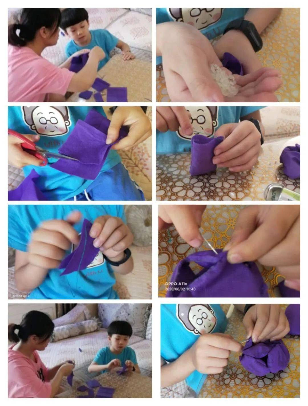 缝沙包的制作过程图片
