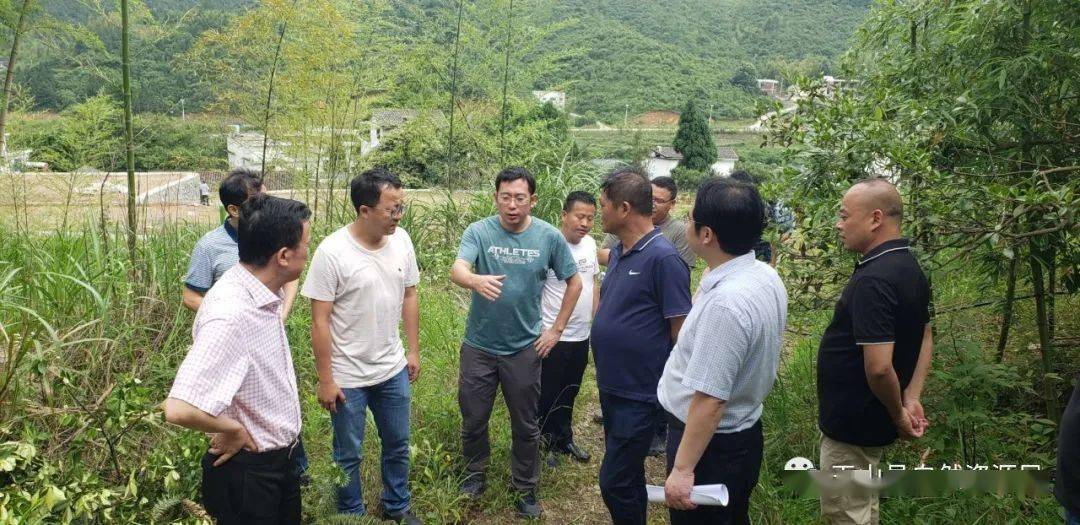 市自然资源局局长周荣华率队检查指导玉山县怀玉乡山体滑坡隐患点地质