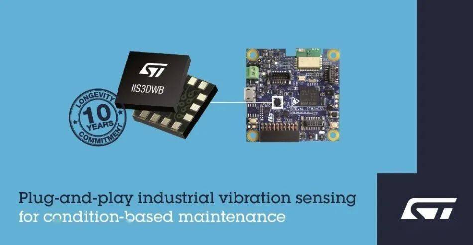 意法半导体推出用于工业振动监控的3轴mems加速度计iis3dwb