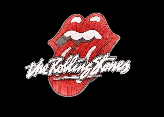 这个十分经典的吐着舌头的红唇logo,正是属于滚石乐队的独特标志.