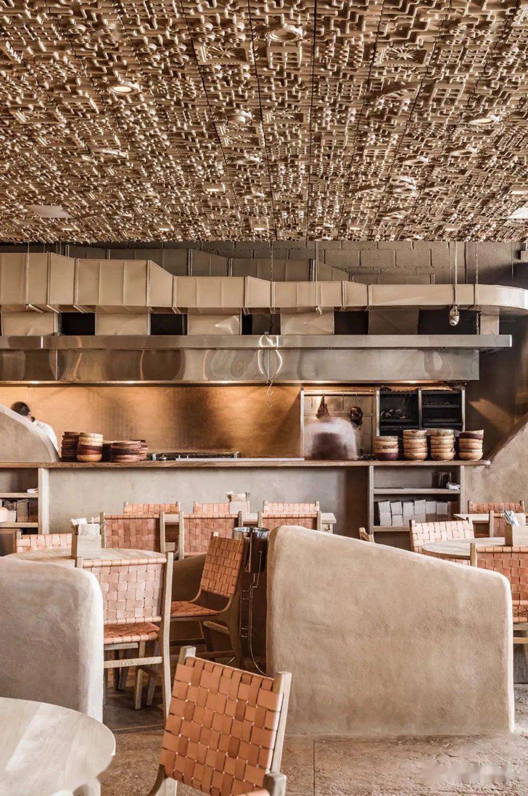 餐饮空间69沙漠黄土的色调呈现出不一样的墨西哥餐厅