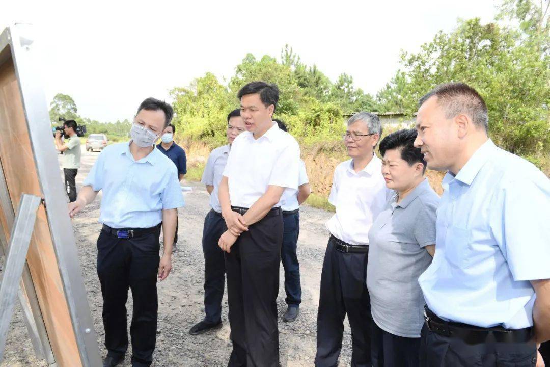 6月9日,钦州市委书记许永锞深入钦南区龙门港镇,调研龙门大桥,大风江