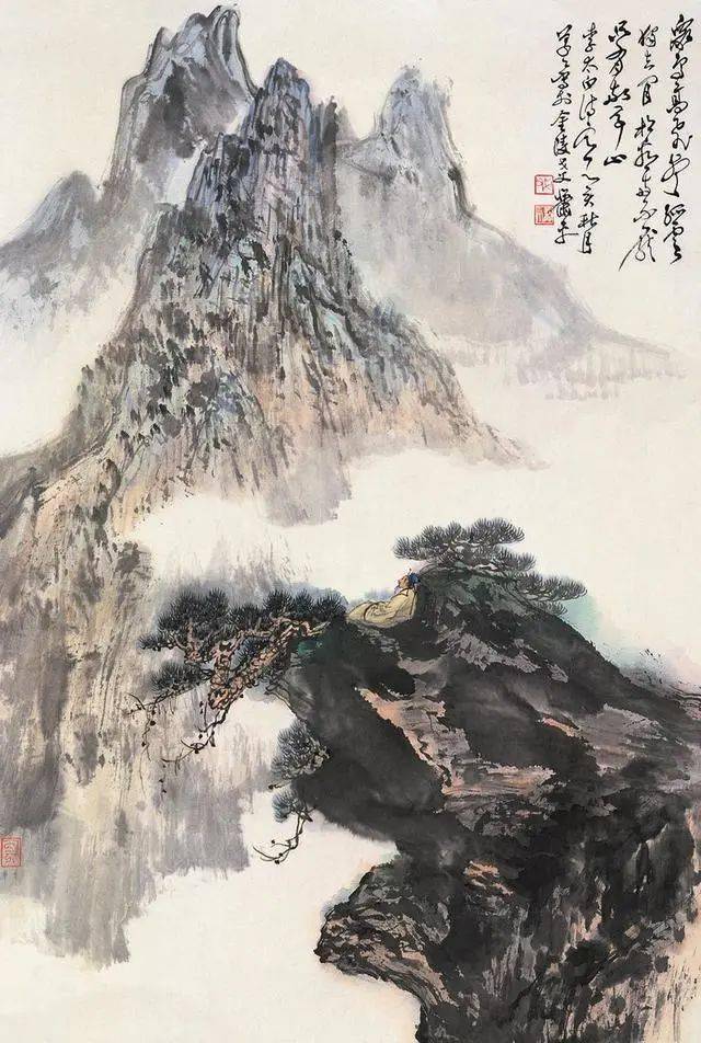 萧平作品不拘一格借古开今清新放逸山水画作品欣赏