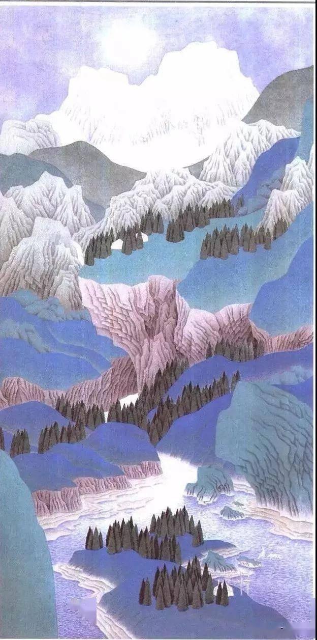 现代工笔重彩山水画技法