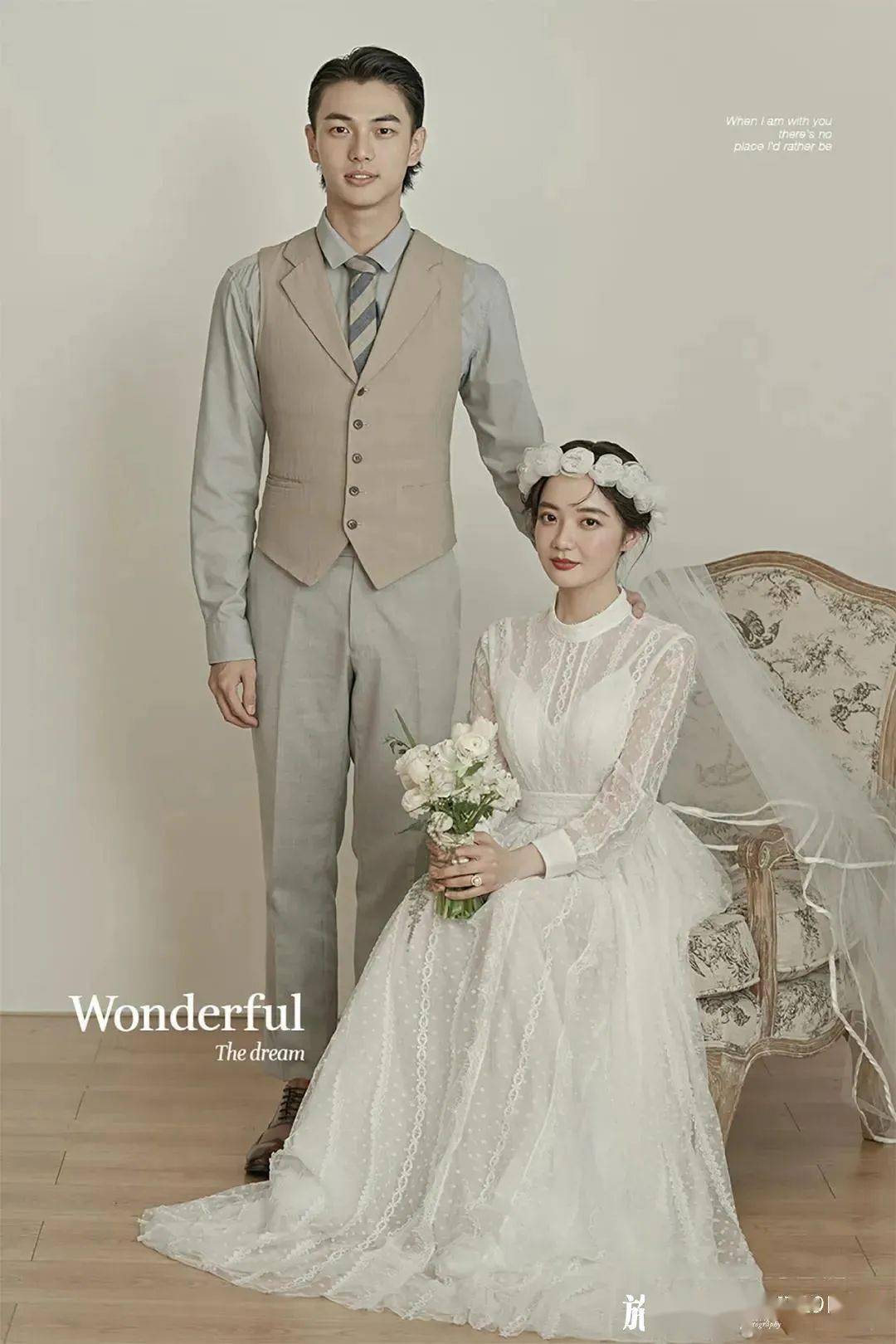 施华洛/洛美礼服馆带你了解婚纱照里的西服_西装