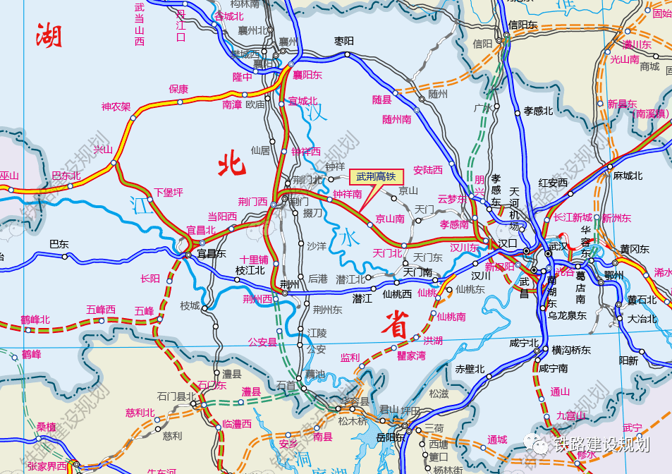 沿江高铁武天荆段所有站点,里程全部敲定!