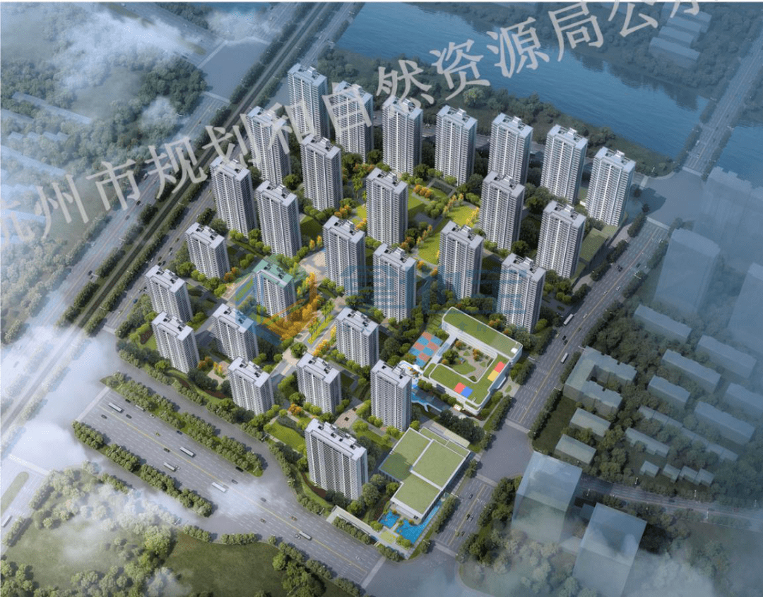 滨江南部卧城项目公示,规划28幢高层住宅 1所幼儿园!