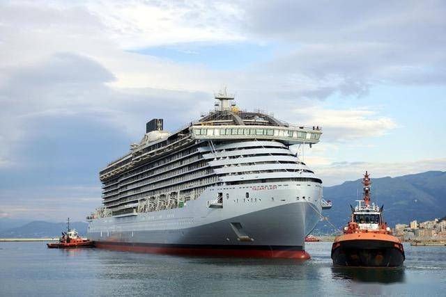 维珍邮轮scarletlady号首航还待定姊妹船已经离开干船坞