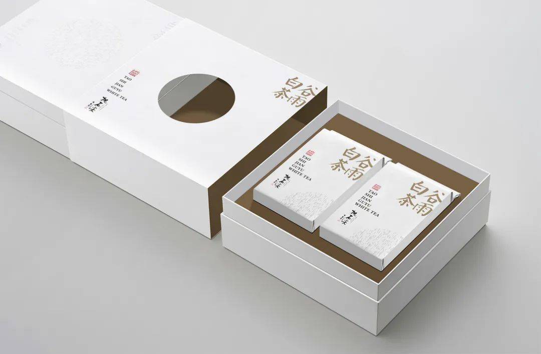 包装留白的茶叶包装设计很诗意