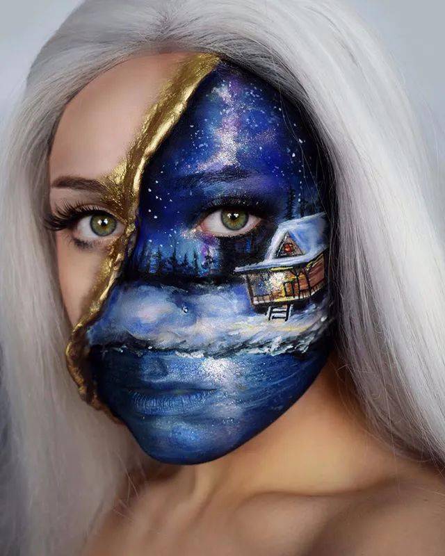 赏析美妆博主irisgrace彩绘妆容集锦