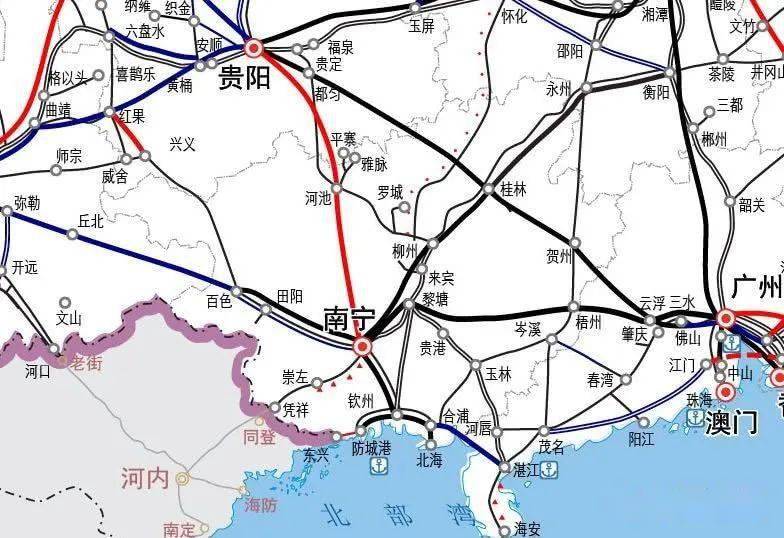 广西忻城高铁规划图图片